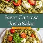 Caprese Pesto Pasta Salad Recipe