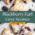Blackberry Earl Grey Scones Recipe