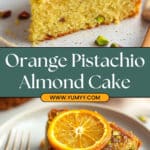 Citrus Pistachio Almond Cake Recipe
