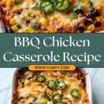 Shredded BBQ Chicken Casserole Recipe