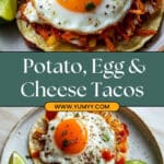 Crispy Potato, Egg & Cheese Taco Recipe