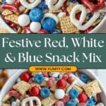Red, White, and Blue Snack Mix Recipe