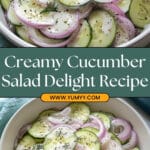 Creamy Dill Cucumber Salad Recipe