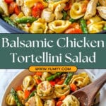 Balsamic Chicken Tortellini Salad Recipe