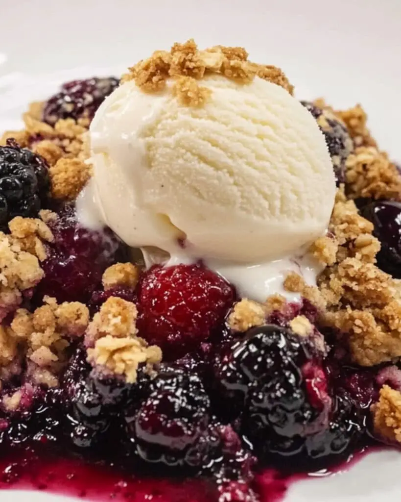 Berry Crisp Dump Cake Recipe