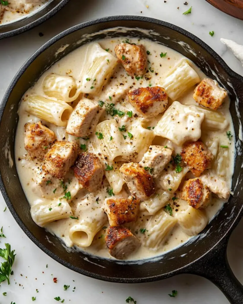 Cajun salmon rigatoni