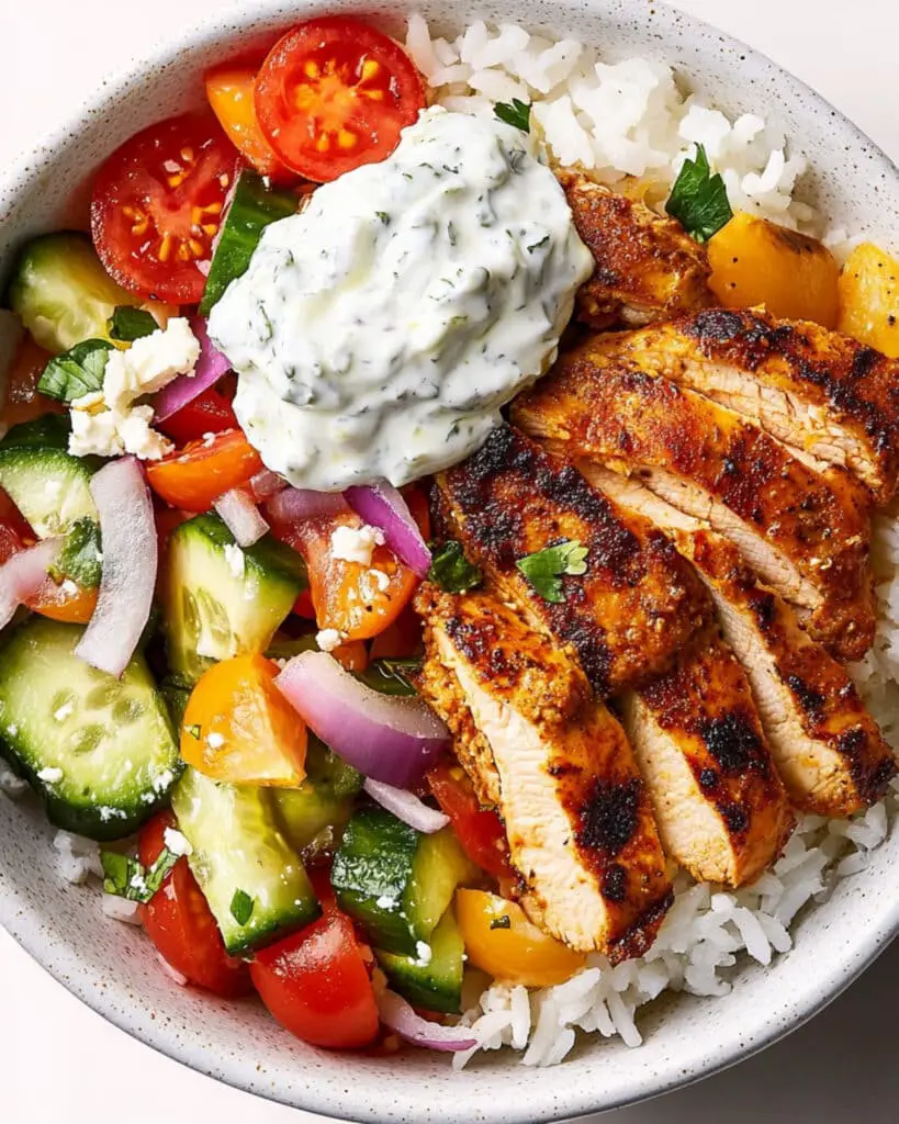 chicken shawarma bowl