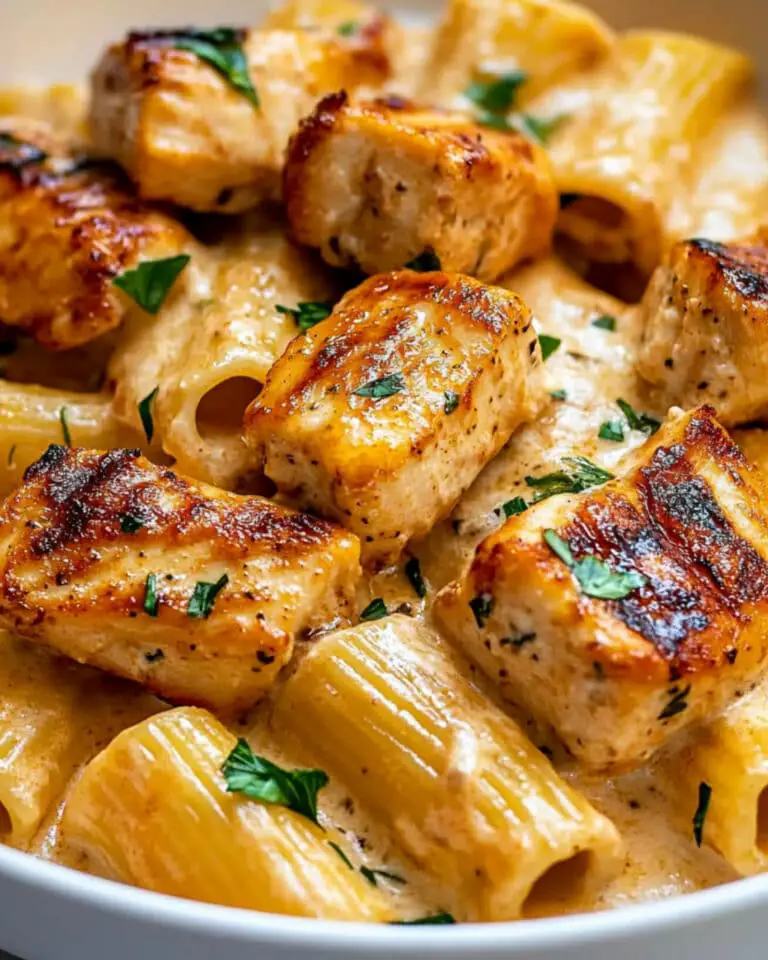 Garlic Parmesan Chicken Rigatoni Recipe