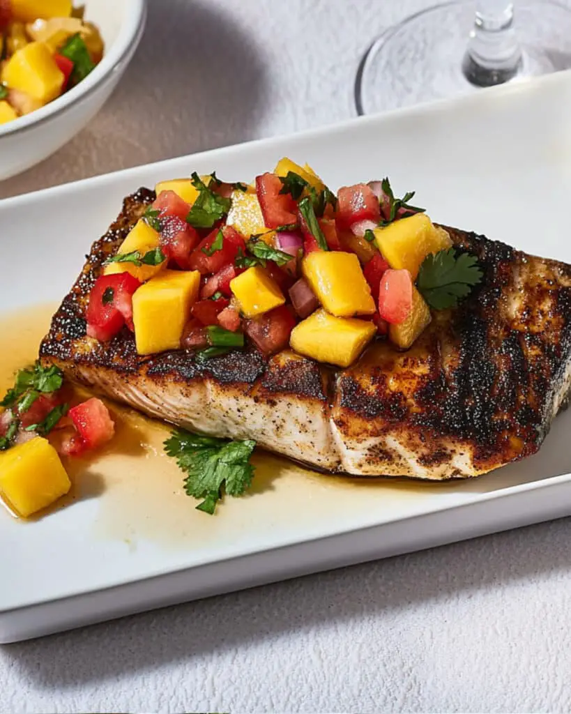 grilled blackened swordfish