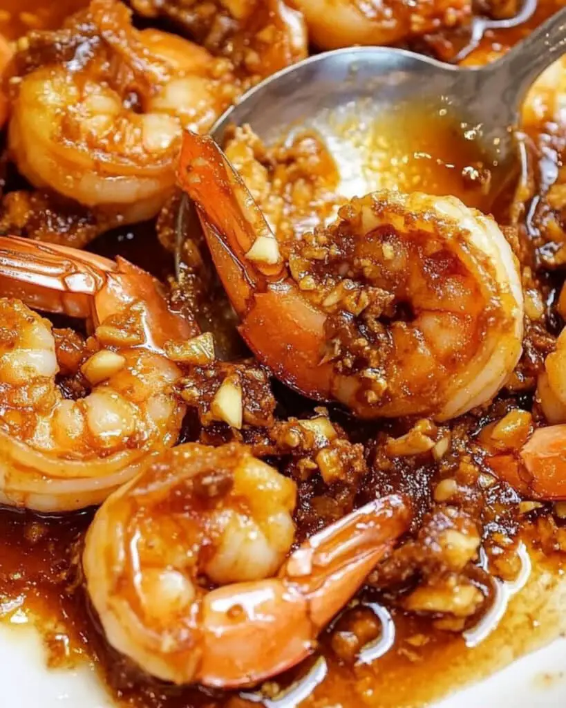 Hawaiian garlic shrimp