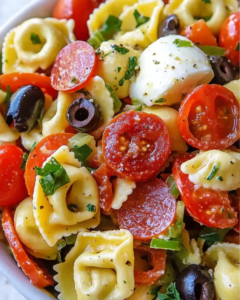 Italian Tortellini Antipasto Salad Recipe