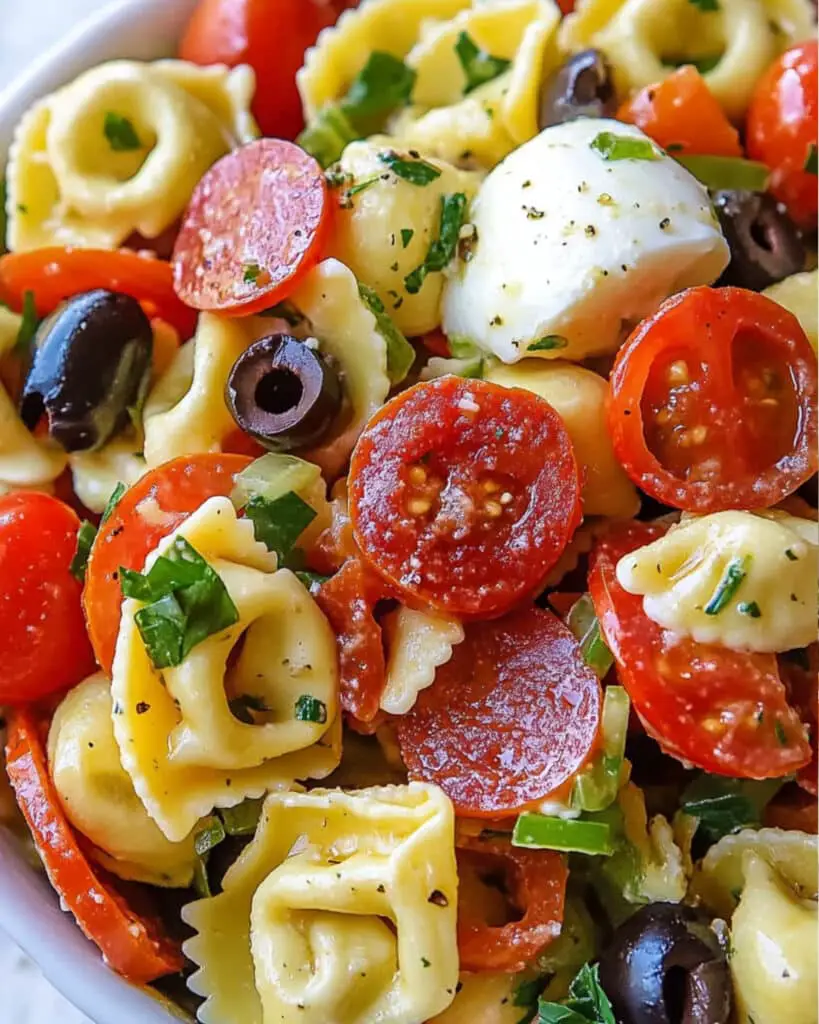 Italian Tortellini Antipasto Salad Recipe