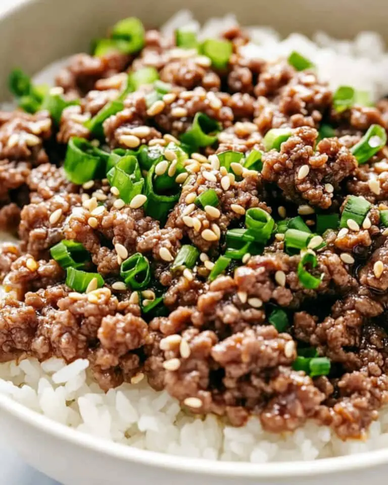 Korean Ground Beef and Rice Bowls Recipe