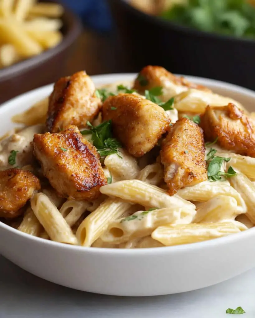 One pot creamy Cajun ranch chicken pasta