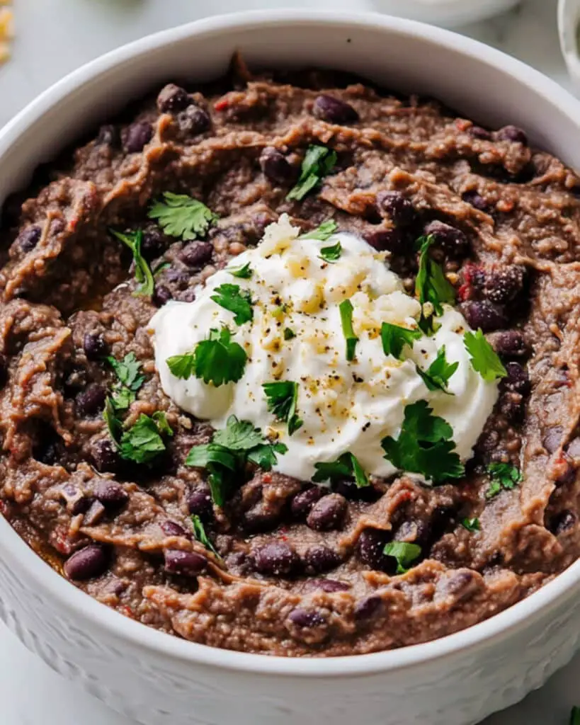 Refried Black Beans Recipe