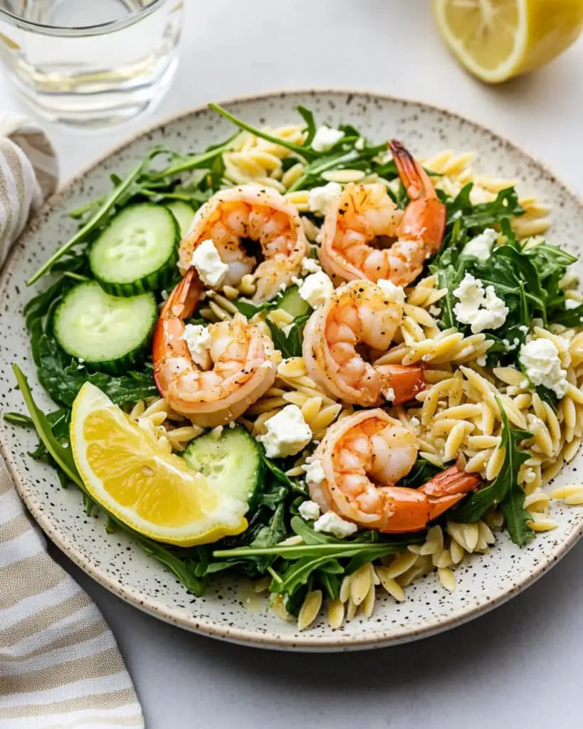 shrimp orzo salad