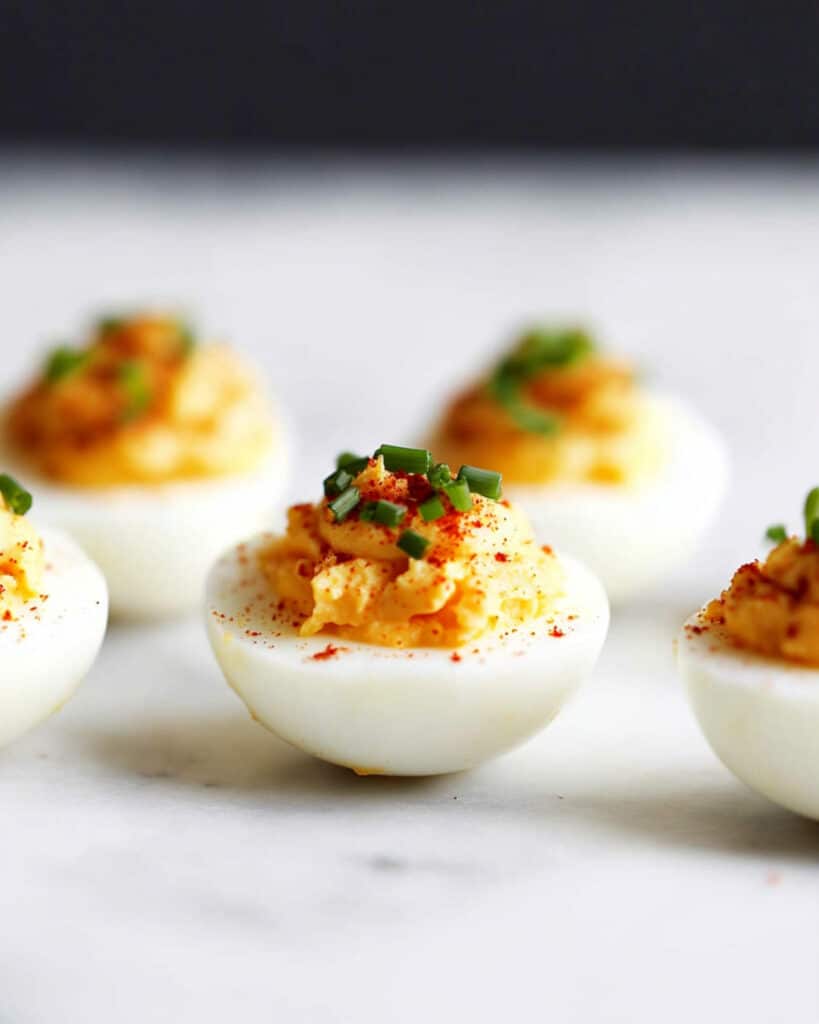 spicy deviled eggs