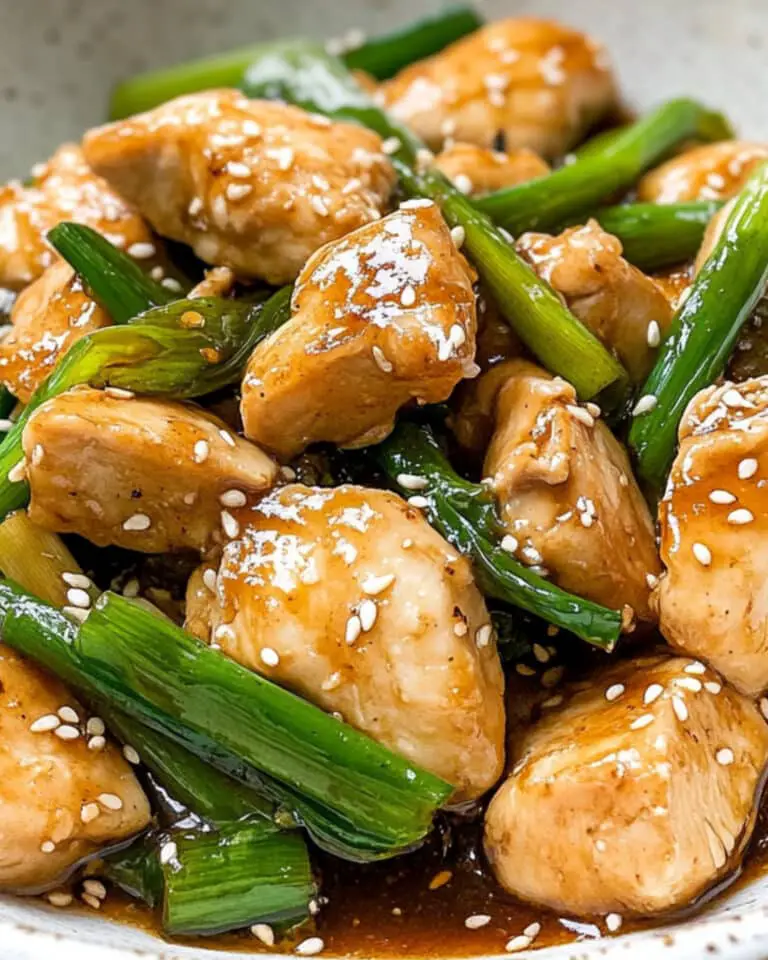 Stir-Fried Scallion Chicken Recipe