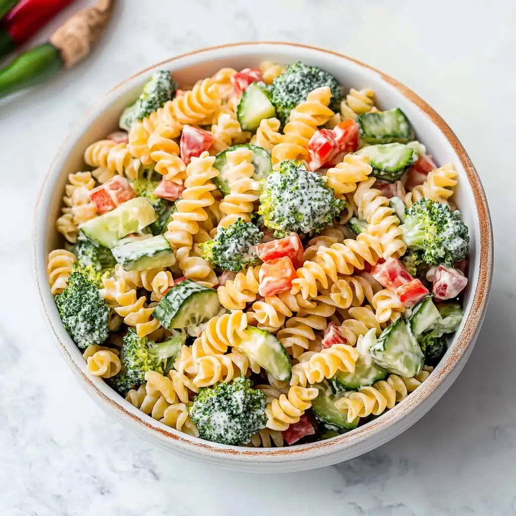 Creamy Ranch Pasta Salad Recipe - Recipe Image