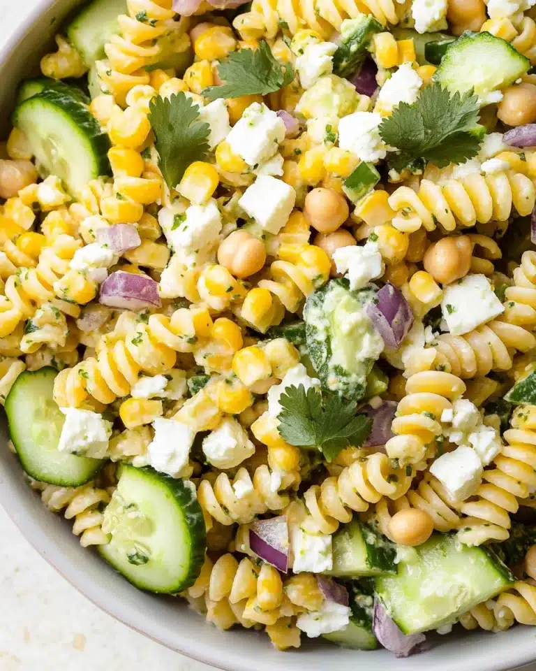 Cilantro Lime Pasta Salad Recipe