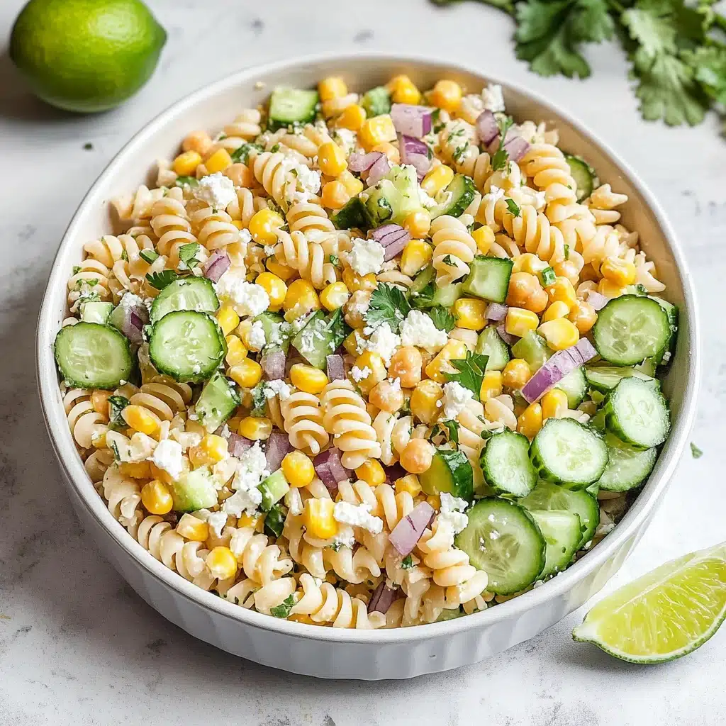 Cilantro Lime Pasta Salad Recipe - Recipe Image