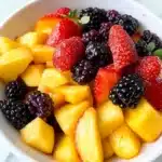 Peach Summer Salad with Mint Recipe