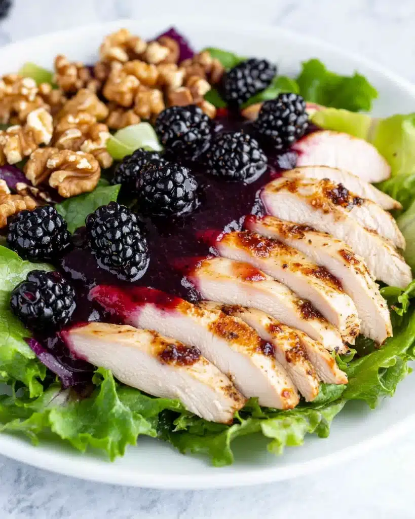 Blackberry Balsamic Chicken Salad Recipe