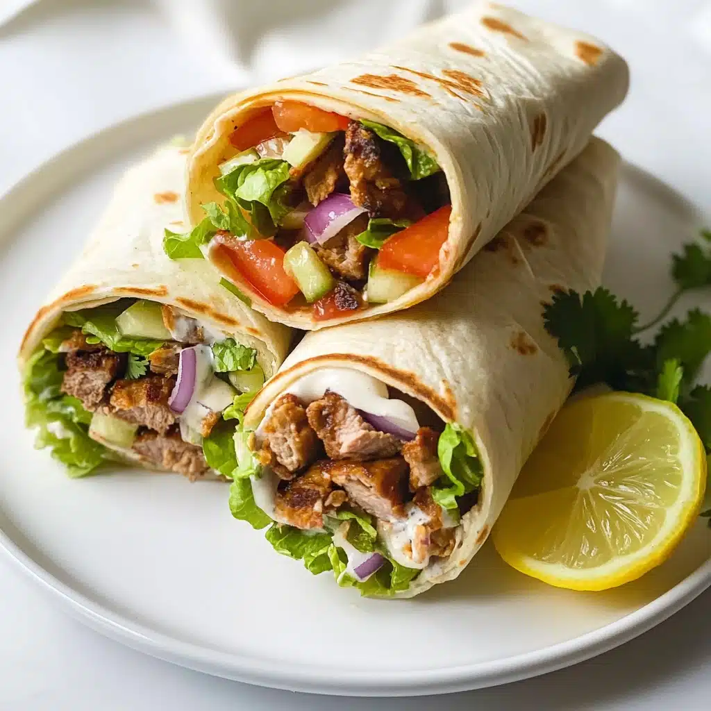 Spicy Grilled Chicken Wraps Recipe - Recipe Image
