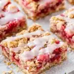 Healthy Strawberry Oatmeal Bars Recipe