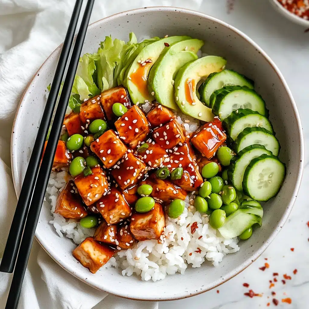 Honey Sriracha Salmon Bowls Recipe - Recipe Image
