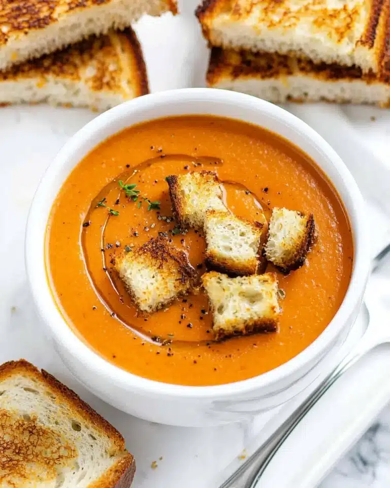 Roasted Tomato Basil Soup Recipe