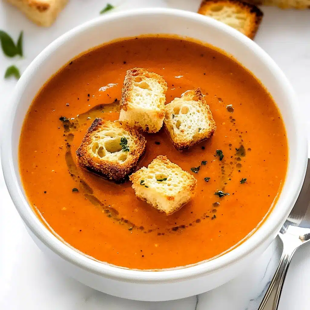 Roasted Tomato Basil Soup Recipe - Recipe Image
