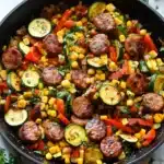 Sausage and Veggies Skillet Recipe