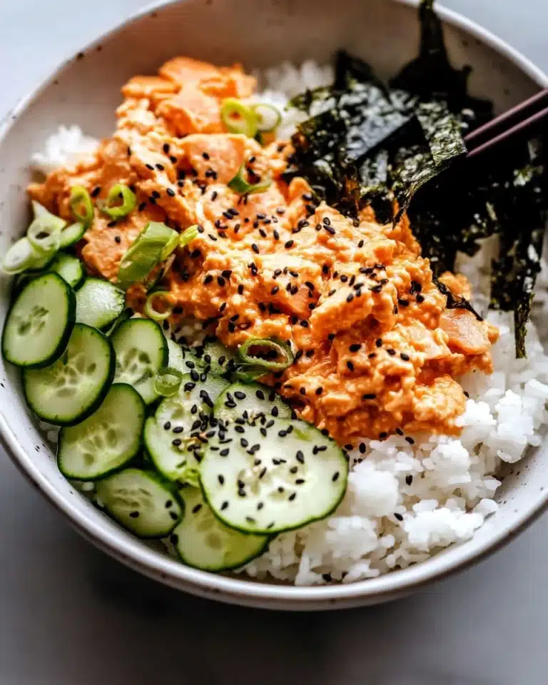 Spicy Tuna Rice Bowls Recipe