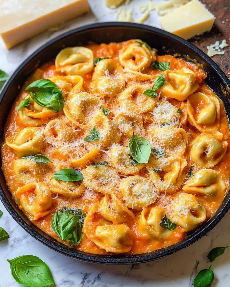 Creamy CrockPot Chicken Tortellini Recipe