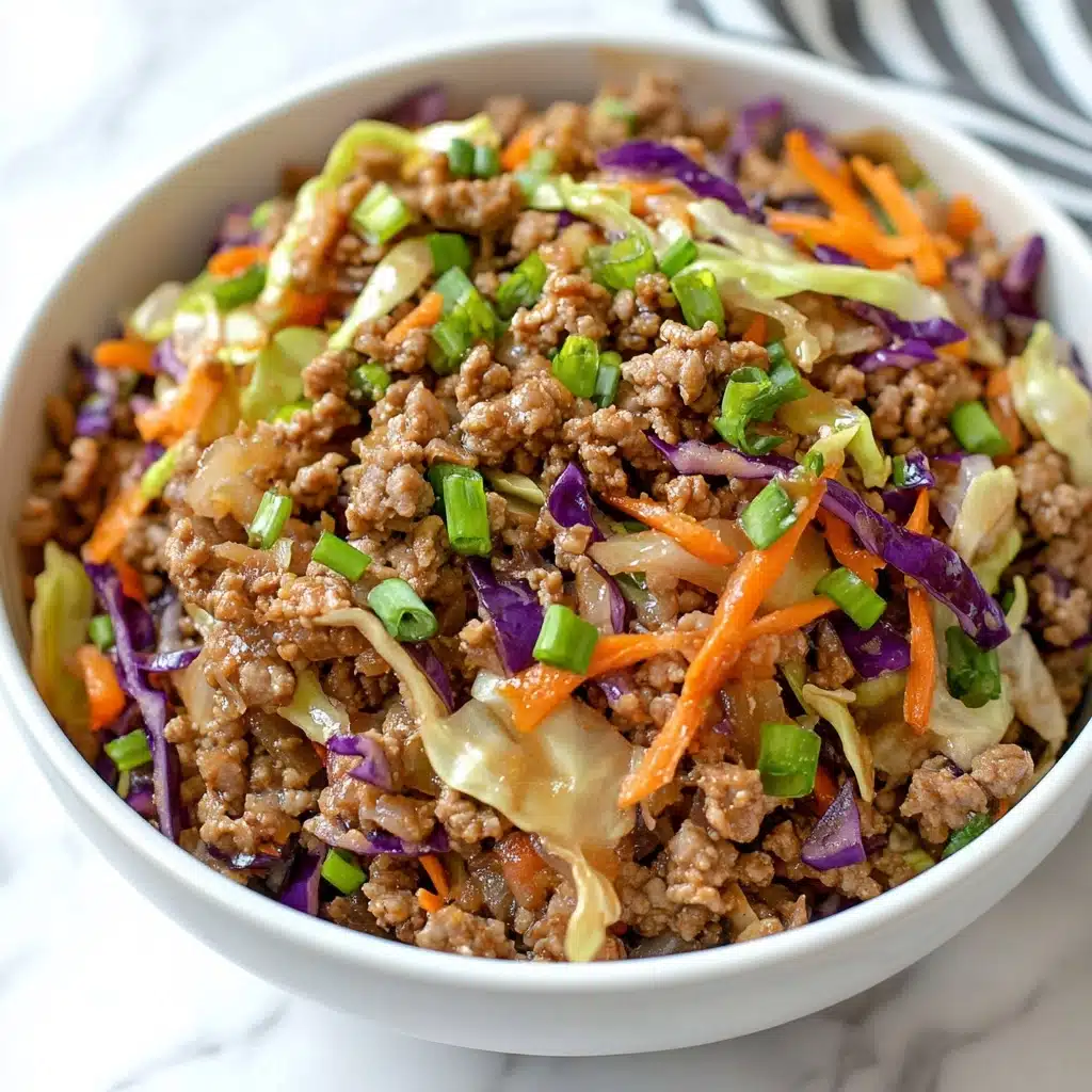Low-Carb Easy Egg Roll in a Bowl Recipe - Recipe Image