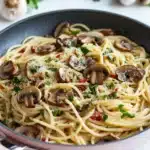 Mushroom and Garlic Spaghetti Recipe