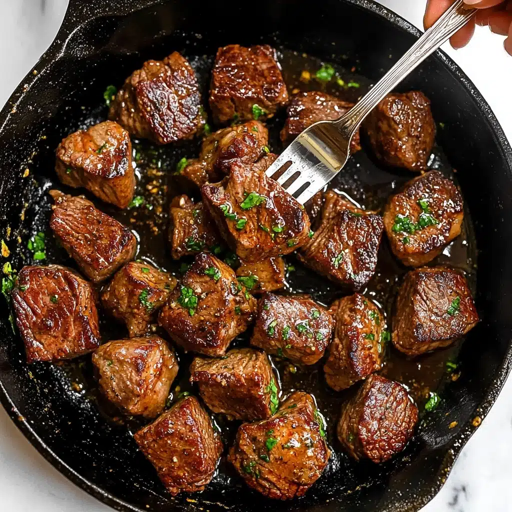 Garlic Butter Steak Bites Recipe - Recipe Image