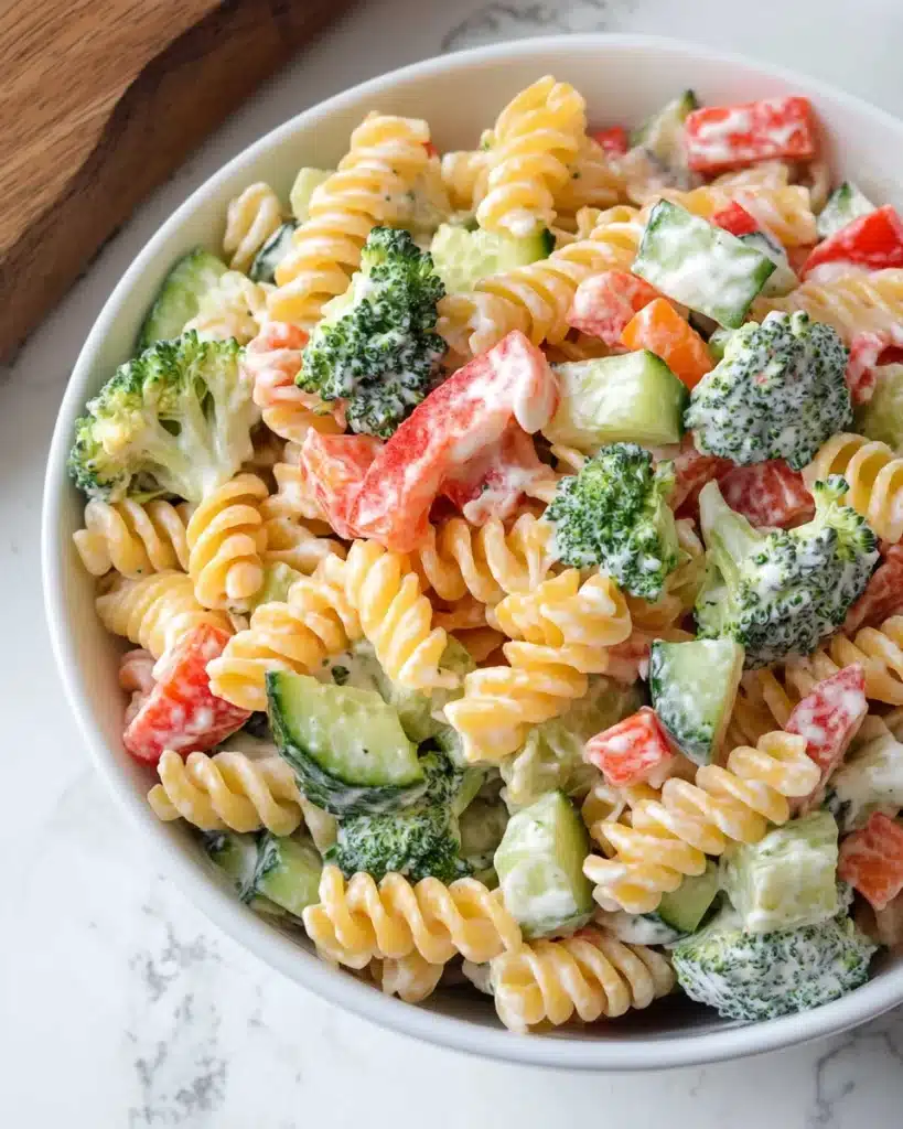 Creamy Ranch Pasta Salad Recipe