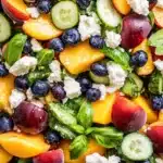 Blueberry Peach Feta Salad Recipe