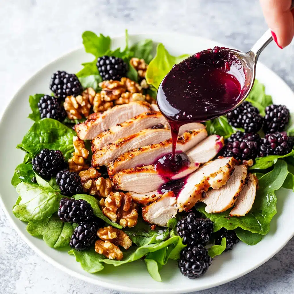 Blackberry Balsamic Chicken Salad Recipe - Recipe Image