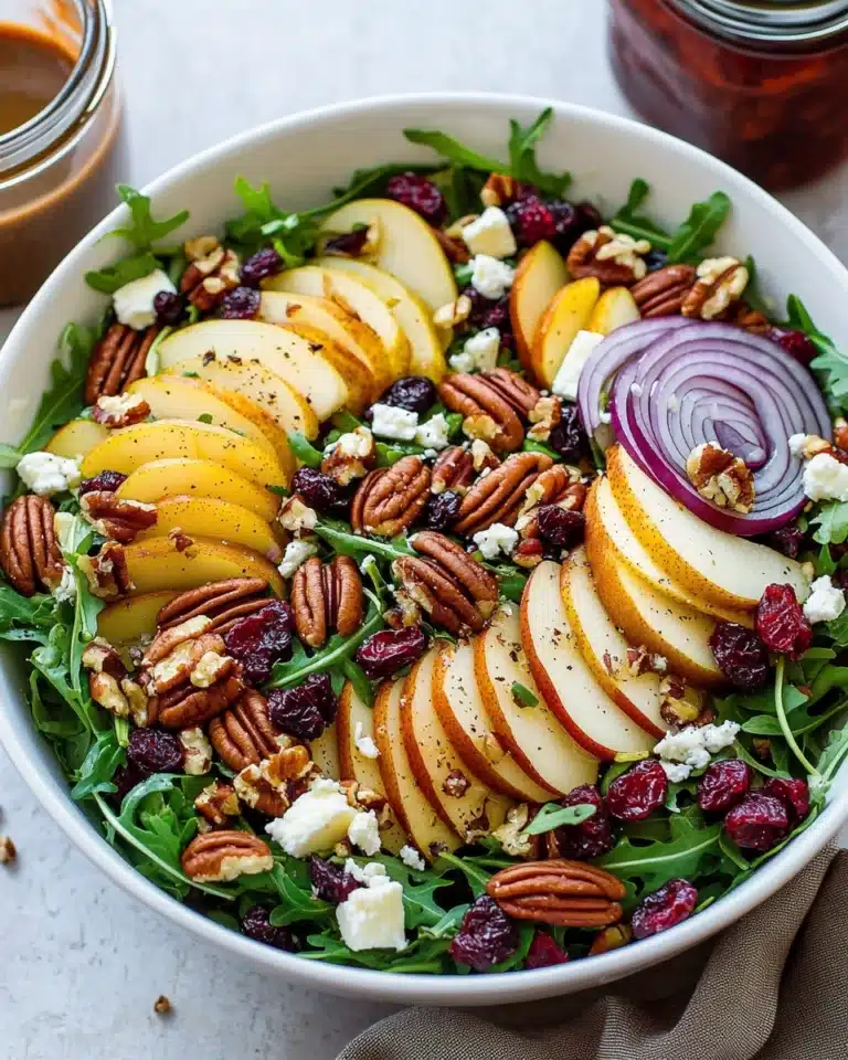 Pear Salad with Balsamic Vinaigrette Recipe