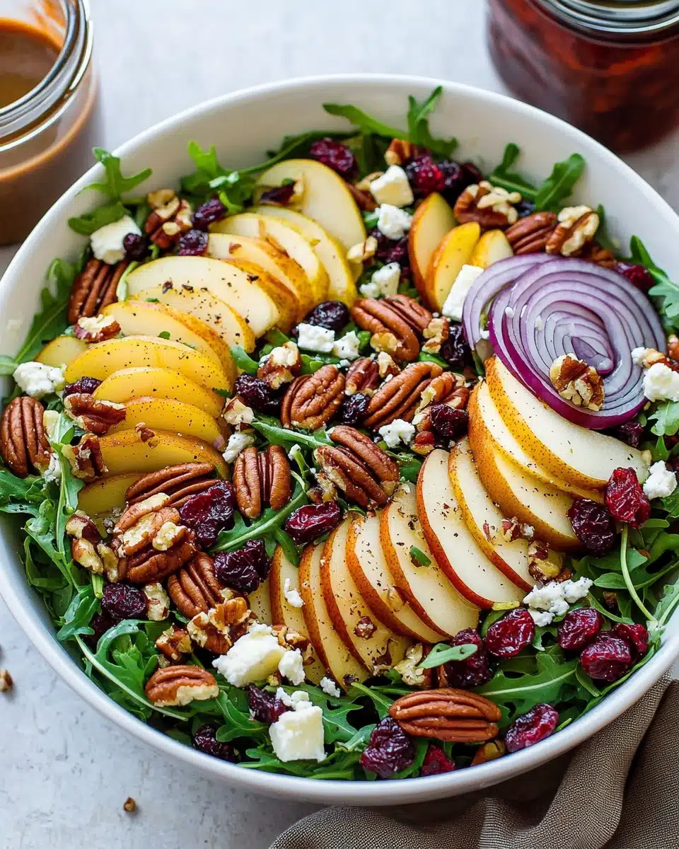 Pear Salad with Balsamic Vinaigrette Recipe