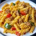 Easiest Ever Creamy Chicken Fajita Pasta Recipe