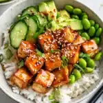 Honey Sriracha Salmon Bowls Recipe