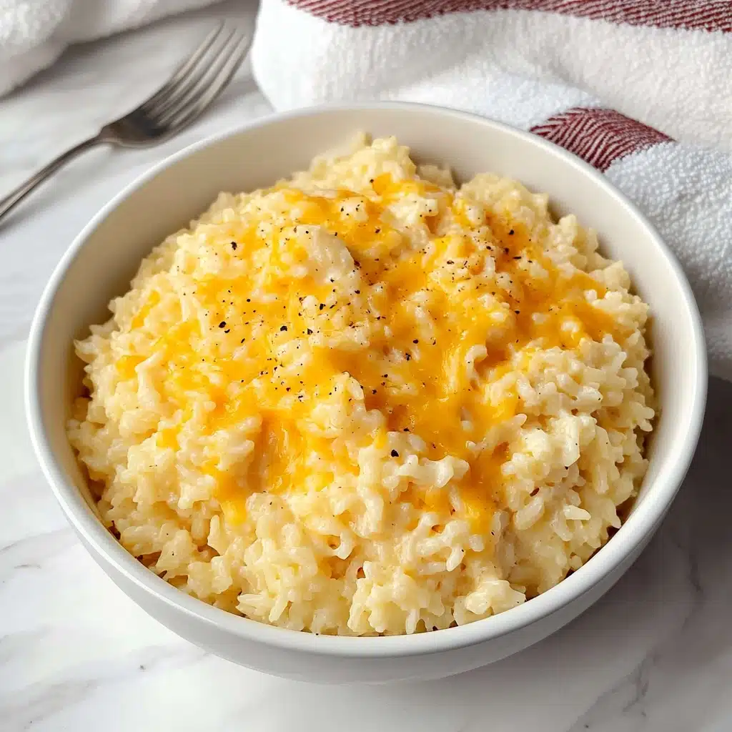 Cheesy Rice Recipe - Recipe Image