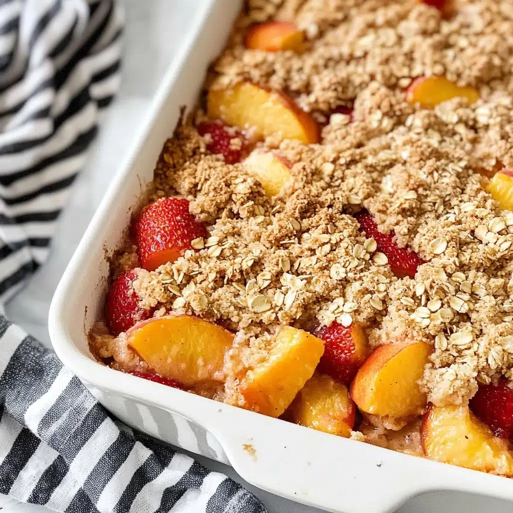 Strawberry Peach Crisp Recipe - Recipe Image
