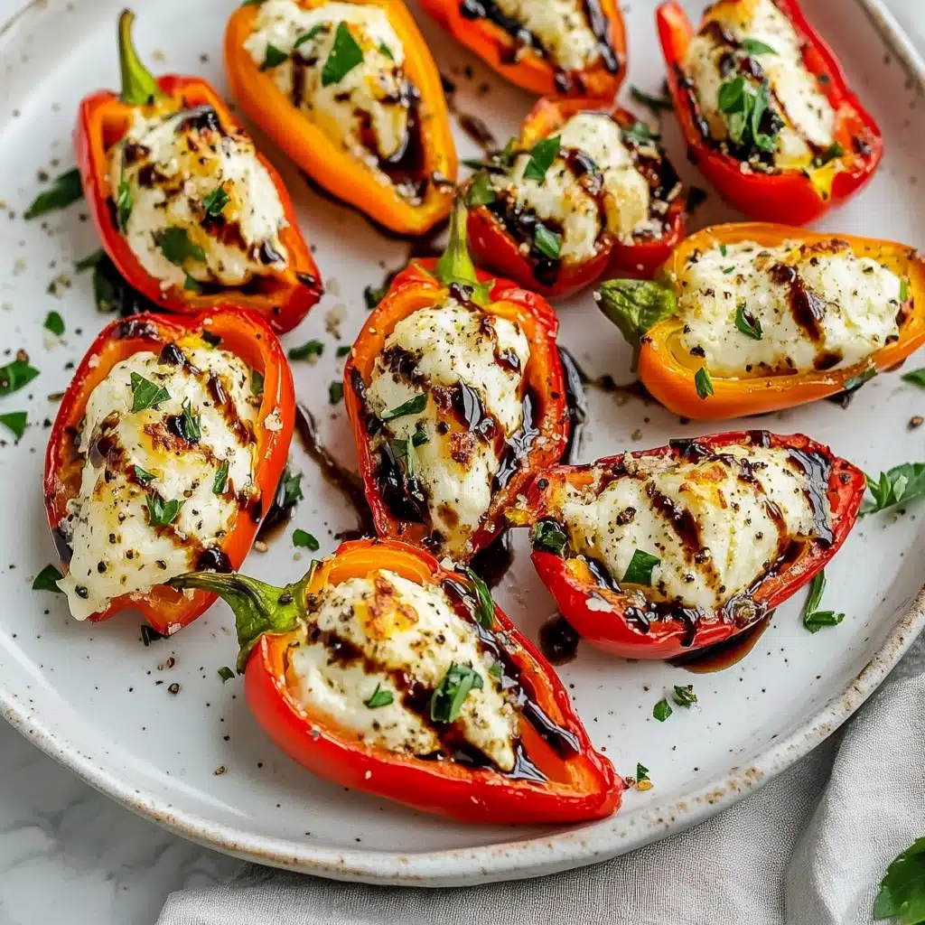Goat Cheese Stuffed Mini Peppers Recipe - Recipe Image