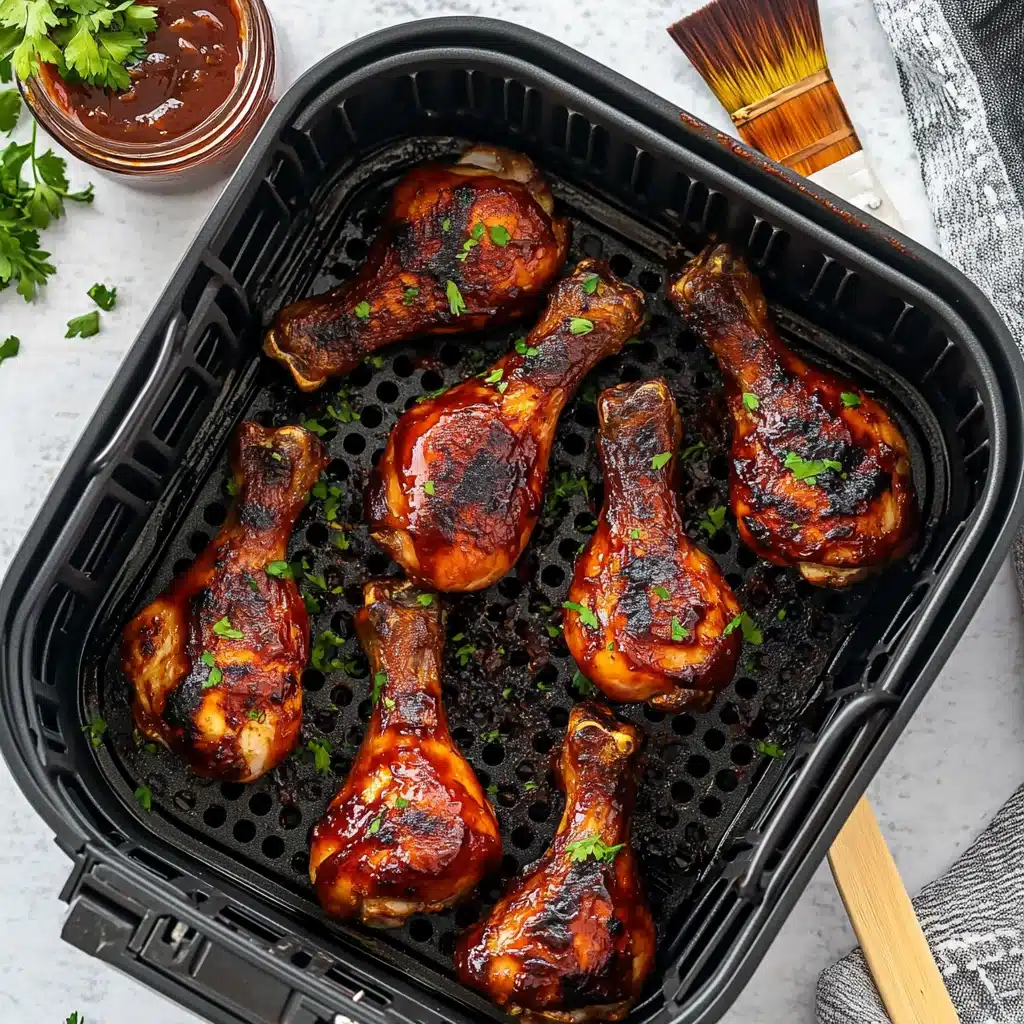 Air Fryer BBQ Chicken Drumsticks Recipe - Recipe Image