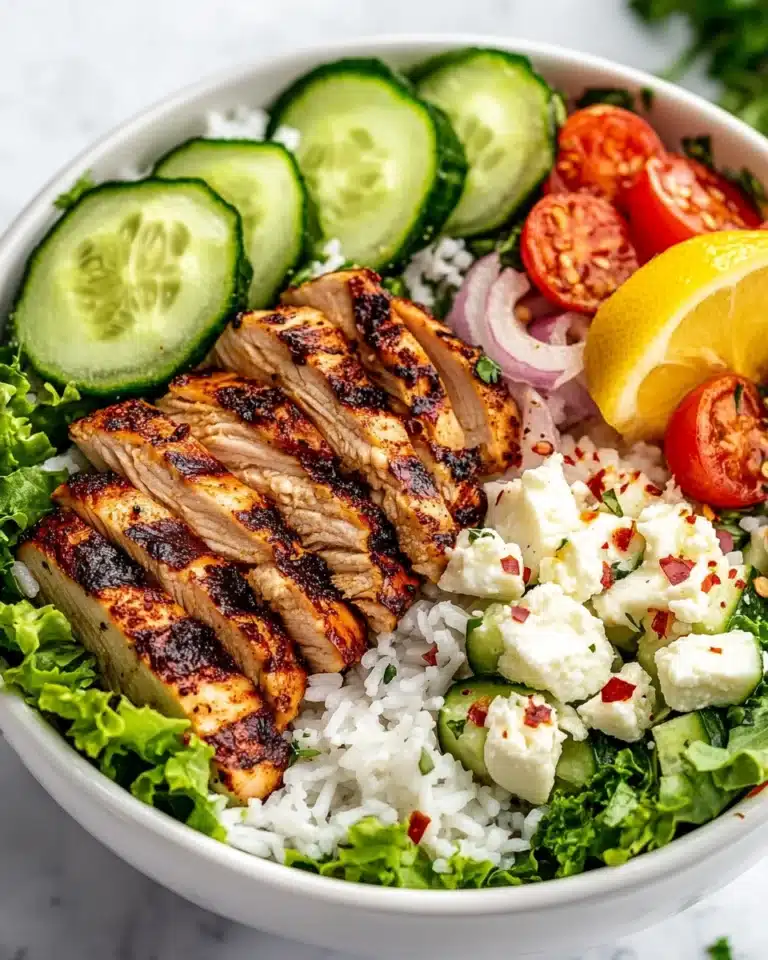Greek Chicken Bowls Recipe